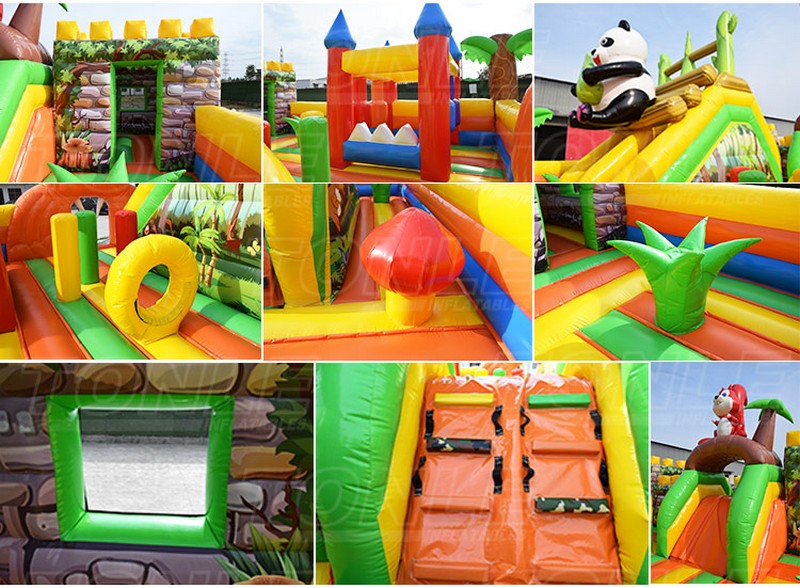 zoo inflatable playground 8